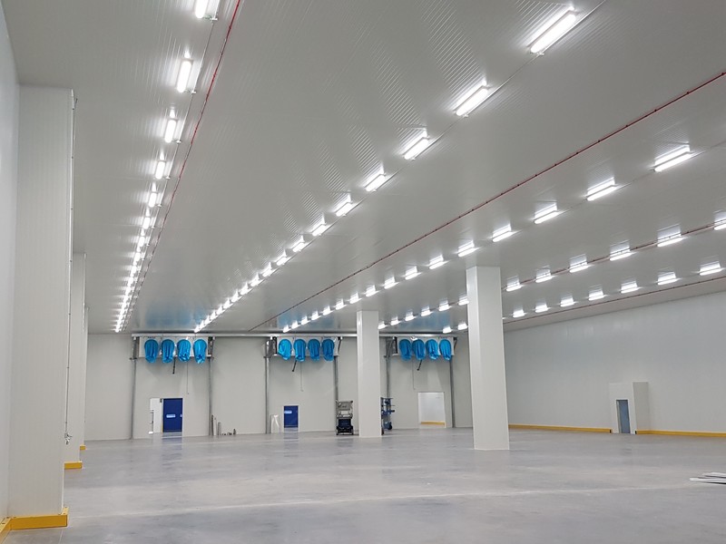 impianto di refrigerazione industriale per celle surgelati